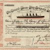 The Cunard Steam-Ship Company, Limited: mit Riesendampfer  - Fälschung